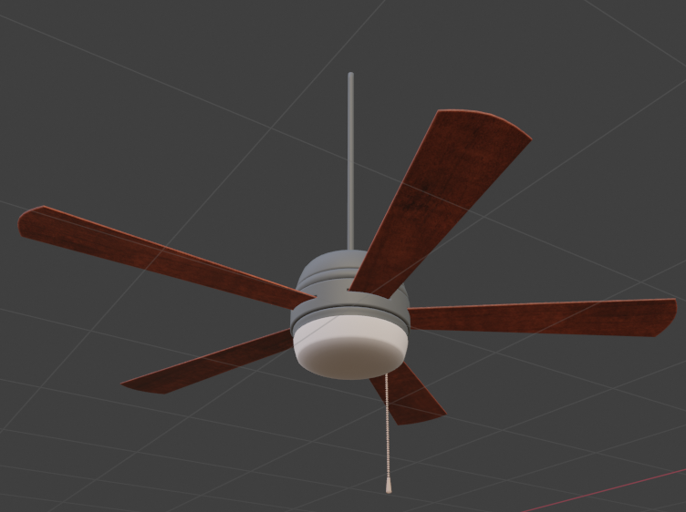 Ceiling fan with lamp