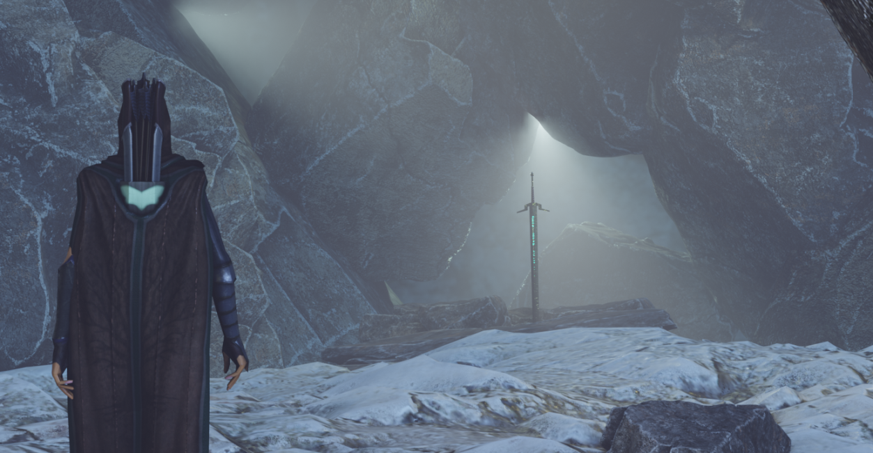Treasure Hunter in Snow